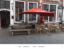 Tablet Screenshot of cafedegeere.nl